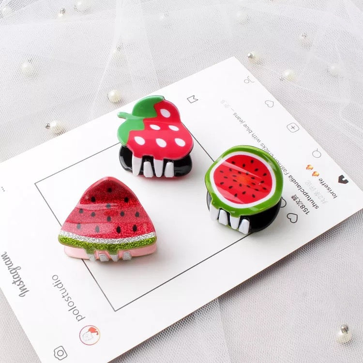 Wholesale Acetate Sheet Fruit Hairpin